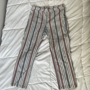 Free People striped pants.
